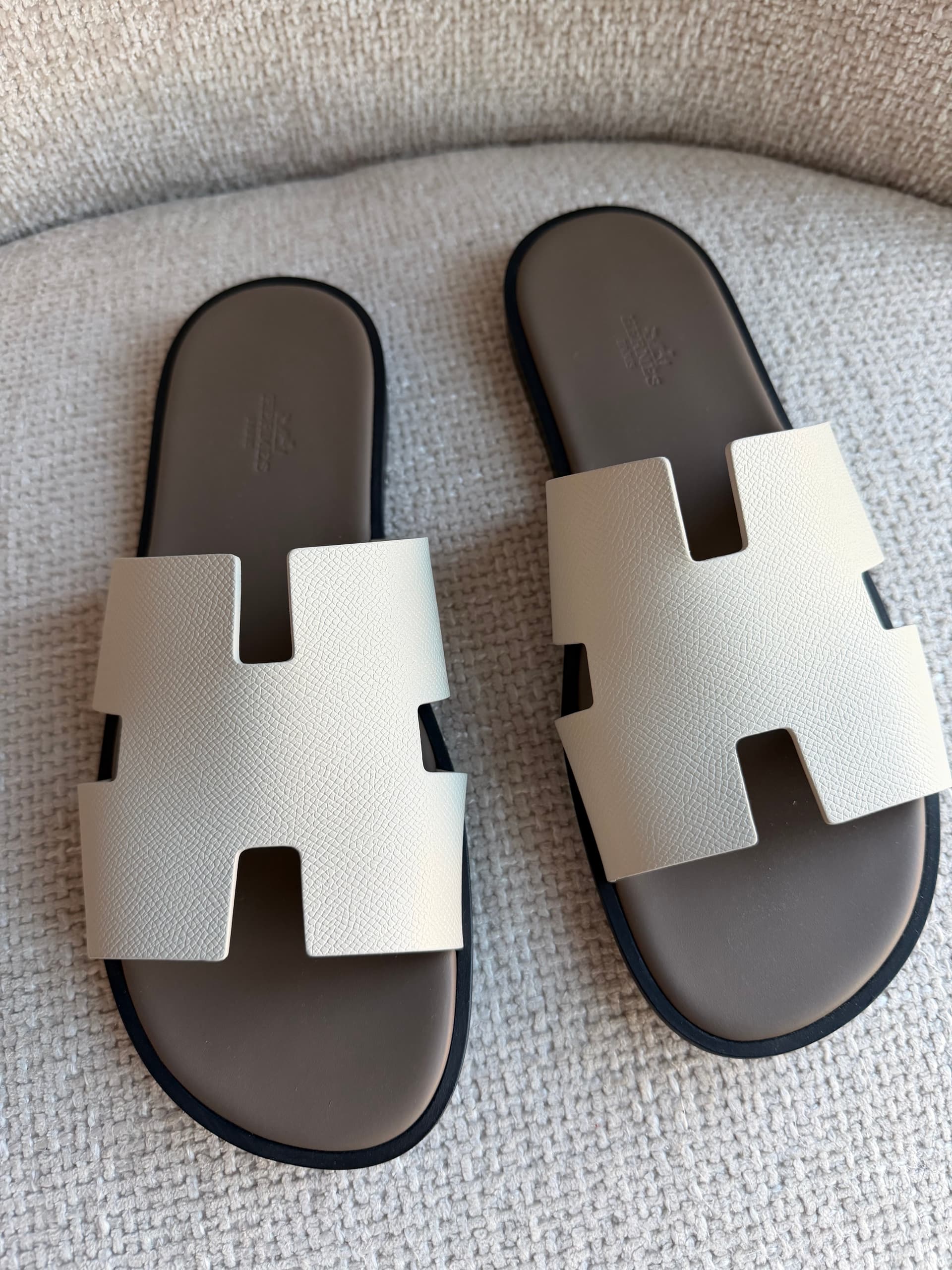Hermès 43.5 in Beige glaise/etoupe