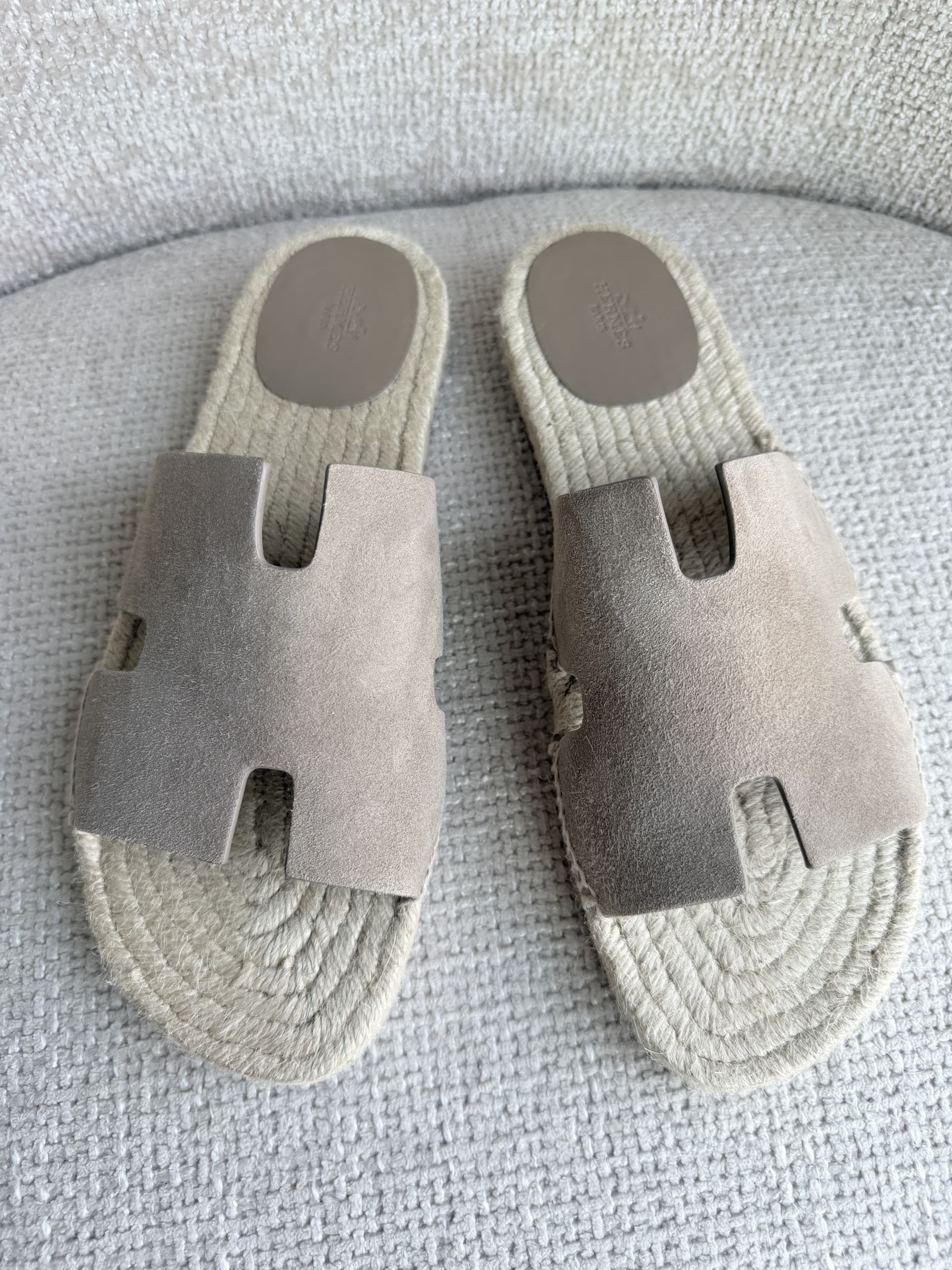 Hermès Other 44 in Craie Canvas/Toile with leather trim Not applicable hardware