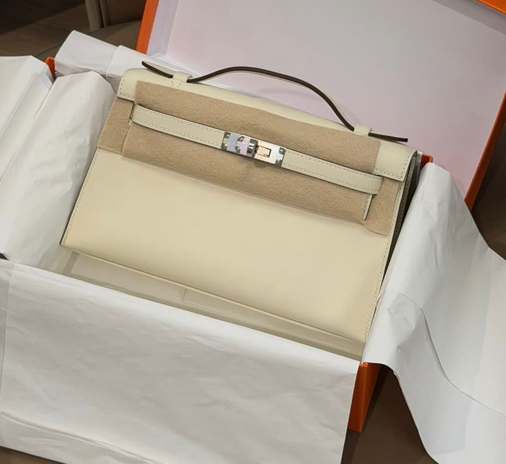 Hermès Other in Nata Swift Palladium (PHW) hardware — front view