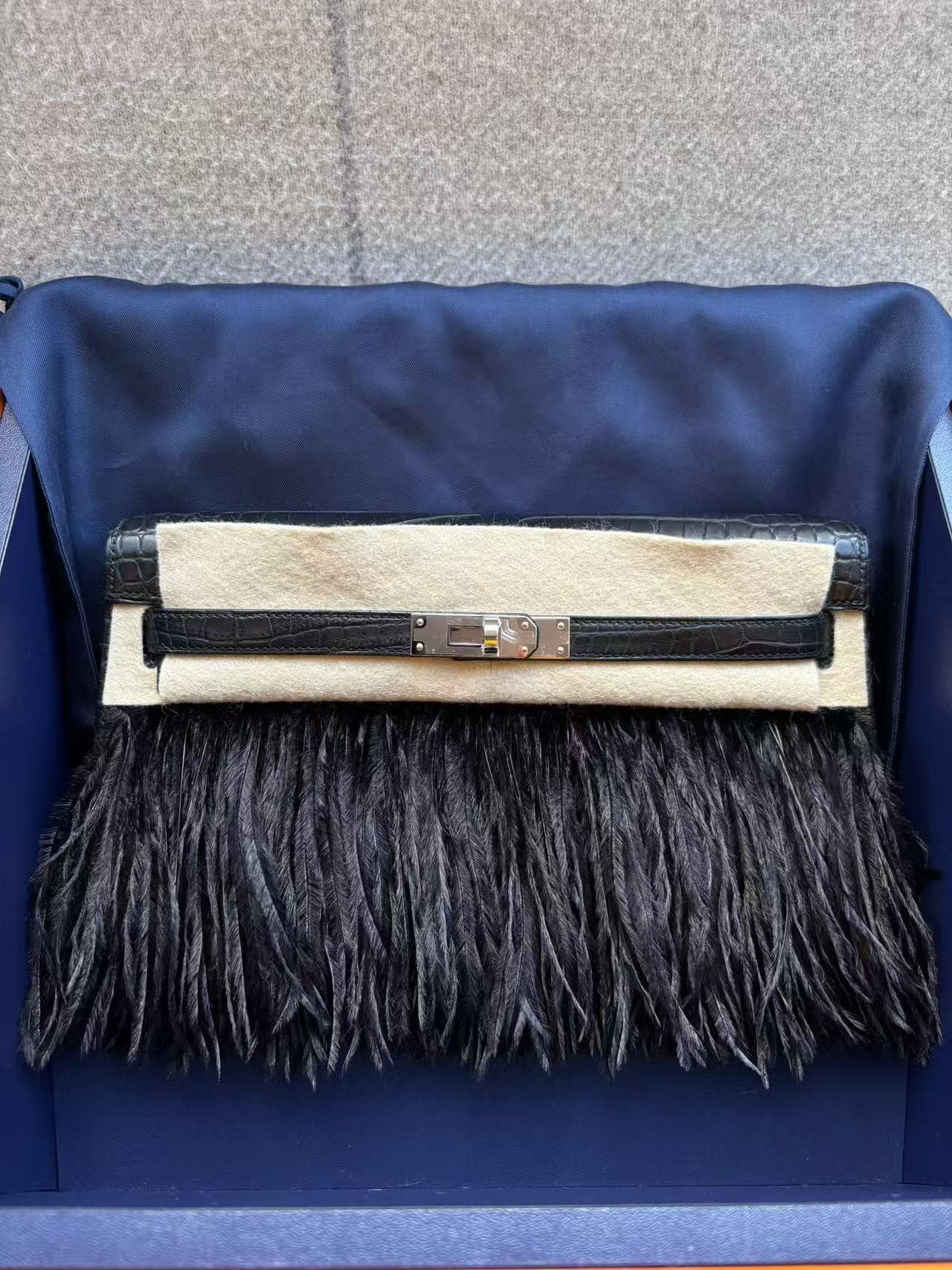 Hermès Other in Black Palladium (PHW) hardware — front view