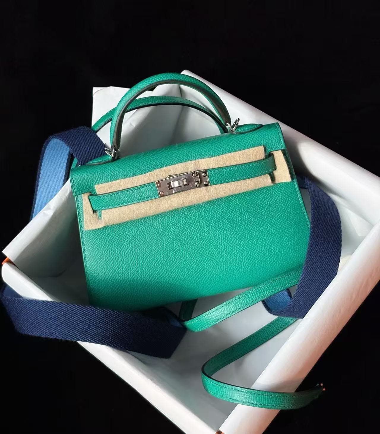 Hermès Other in Vert Jade Epsom Palladium (PHW) hardware — front view