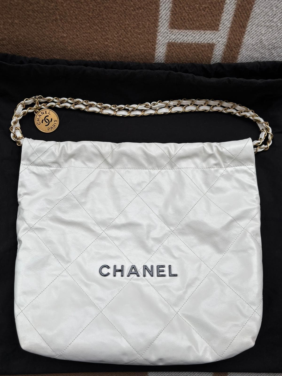Hermès Other in White Gold (GHW) hardware — front view
