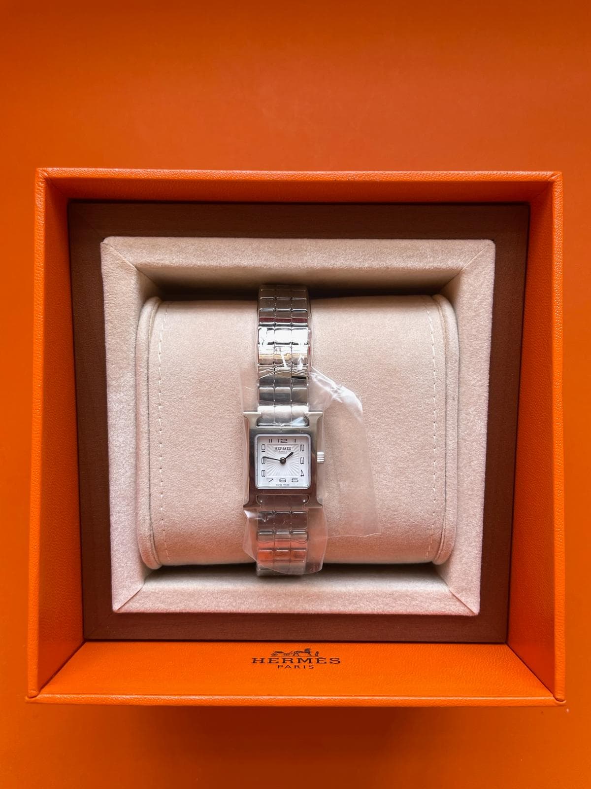 Hermès Other Mini in Steel — front view