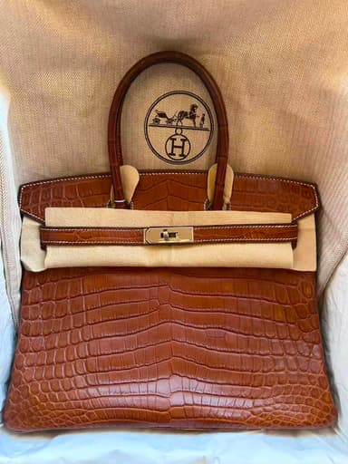 Hermès Birkin 30 Fauve Matte Crocodile