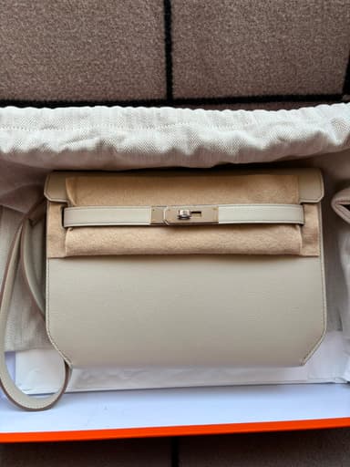 Hermès Kelly Dépêches Béton Evercolor PHW