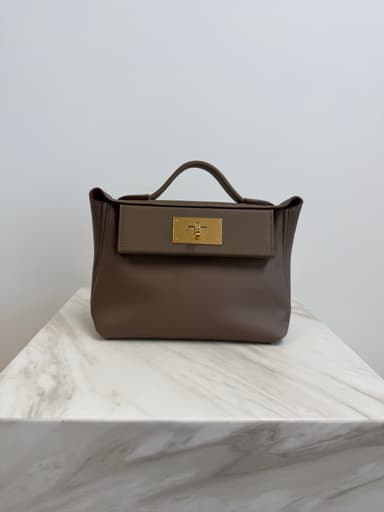Hermès 24/24 - 21 Etoupe Evercolor/Swift Gold Hardware