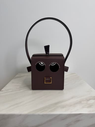 Hermès Petit H robot rouge sellier - cassis
