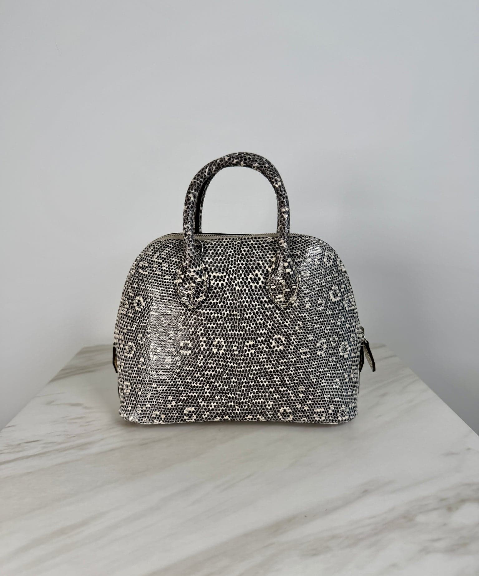 Hermès Mini Bolide Mini in Ombre Palladium Hardware hardware — front view