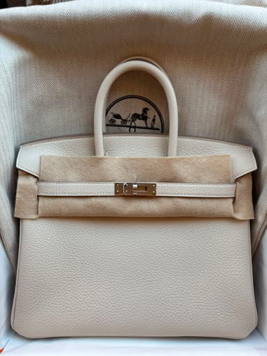 Hermès Birkin 25 Craie Togo PHW