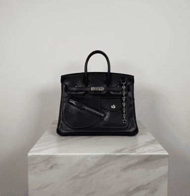 Hermès Birkin 25 Rock Volupto Palladium Hardware
