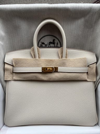Hermès Birkin 25 Craie Togo GHW